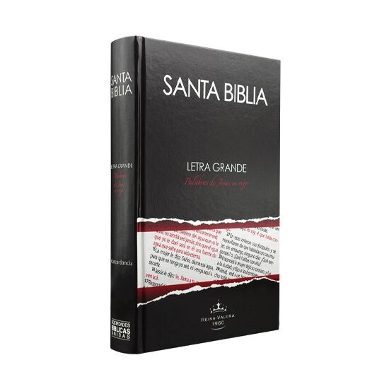 Biblia Reina Valera 1960 Letra Grande, Tapa Dura, Tamaño